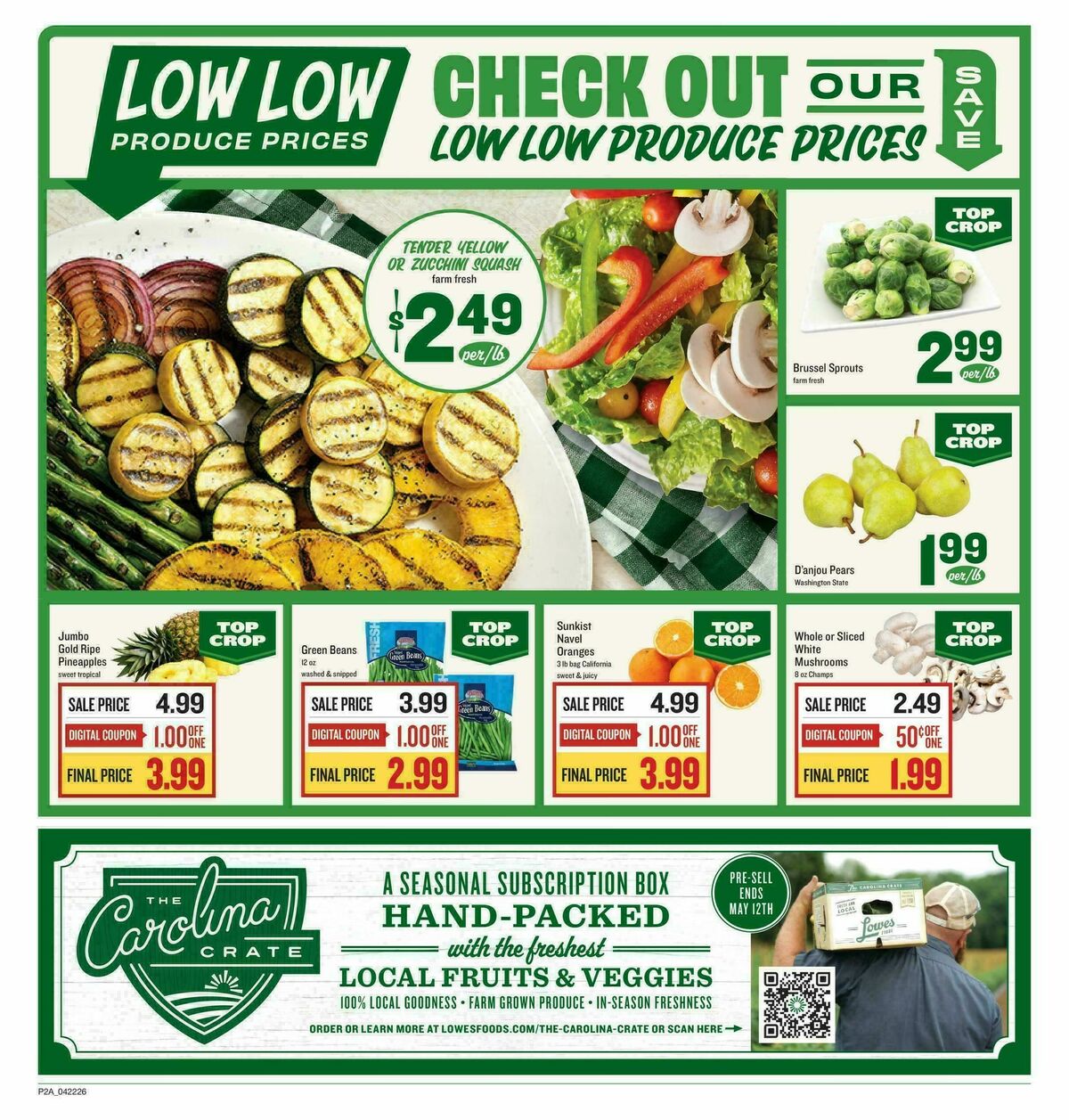 Lowes Foods Weekly Ad from April 22