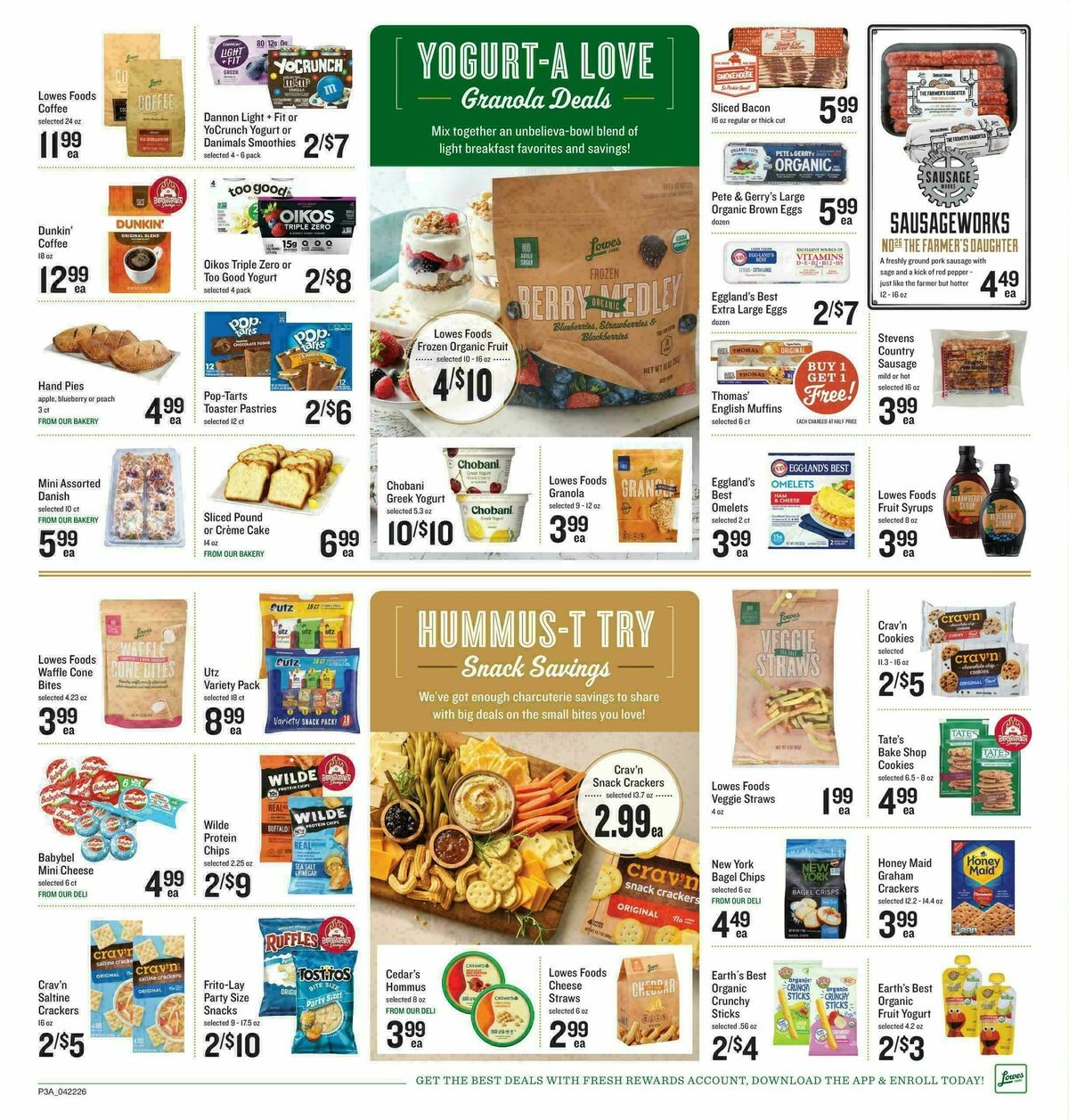 Lowes Foods Weekly Ad from April 22