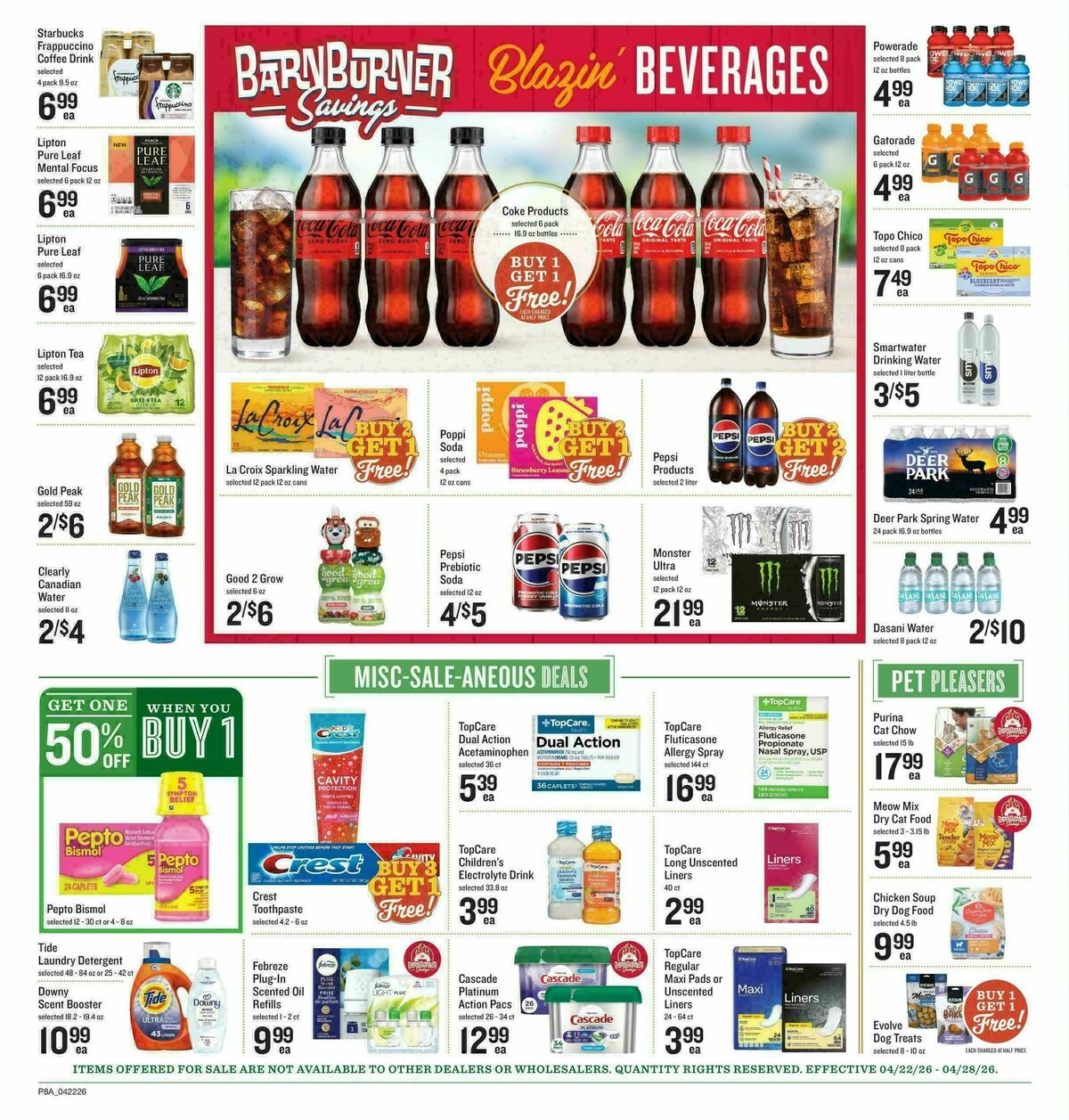 Lowes Foods Weekly Ad from April 22