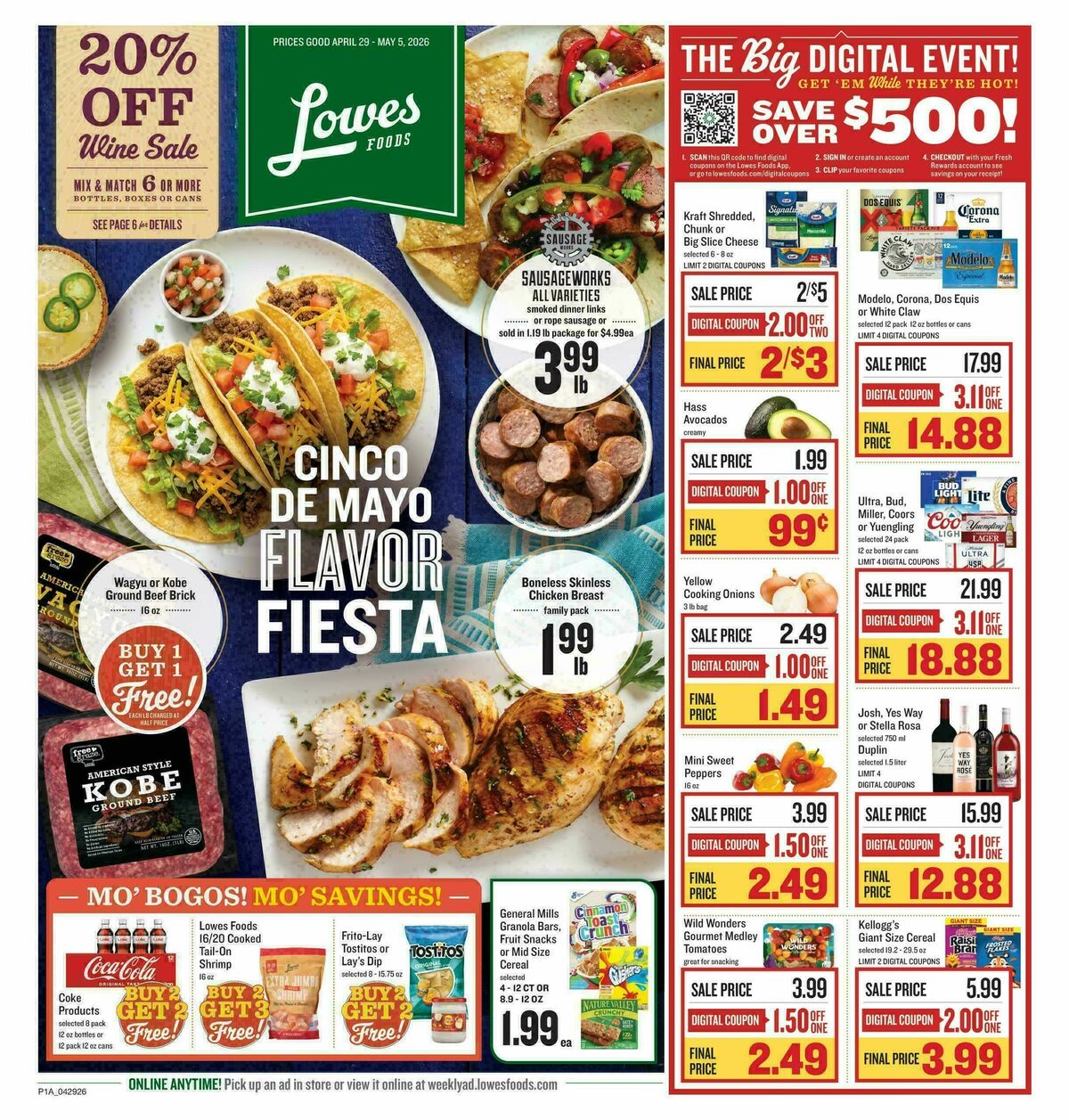 Lowes Foods Weekly Ad from April 29
