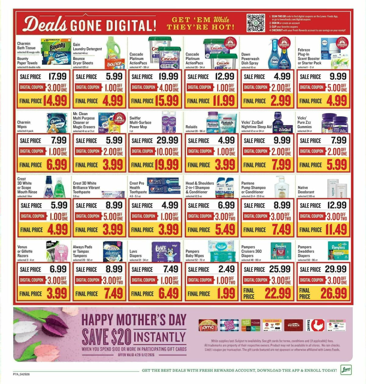 Lowes Foods Weekly Ad from April 29