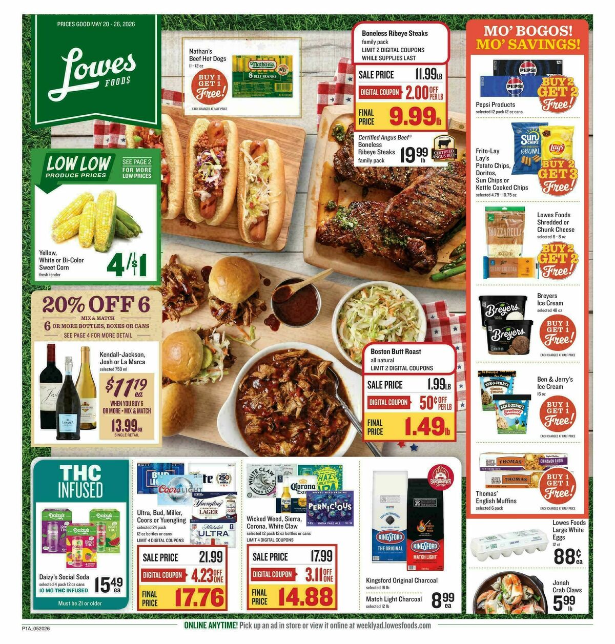 Lowes Foods Weekly Ad from May 20