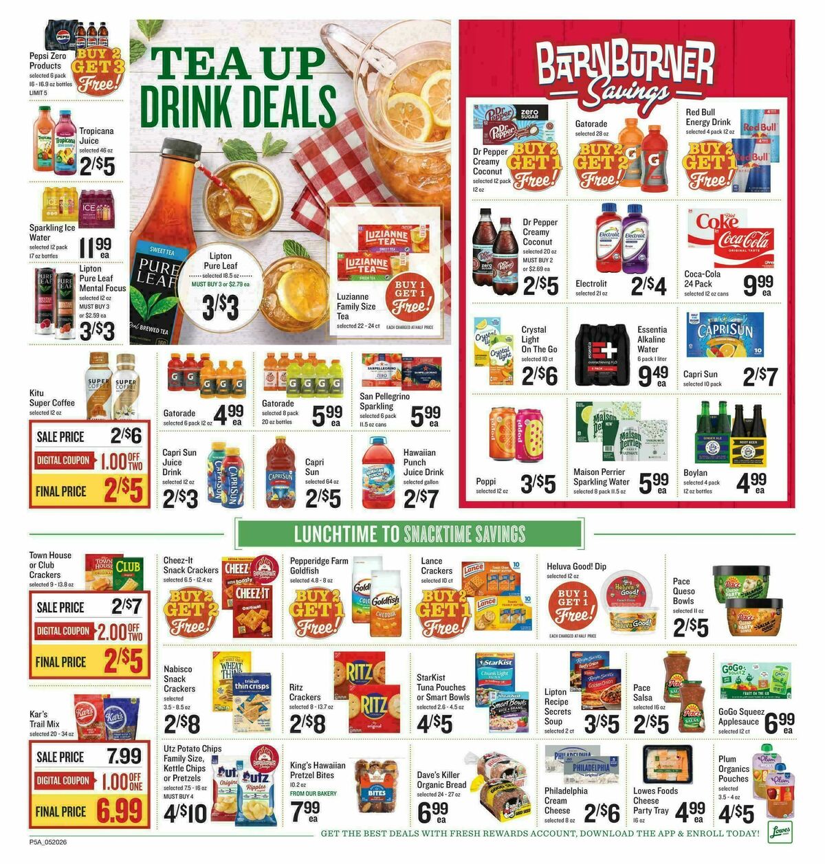 Lowes Foods Weekly Ad from May 20