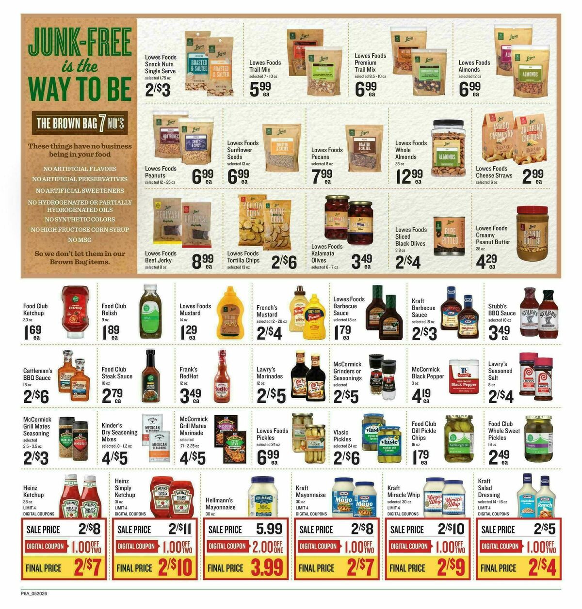 Lowes Foods Weekly Ad from May 20