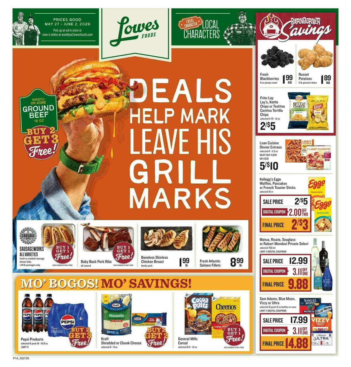 Lowes Foods Weekly Ad from May 27