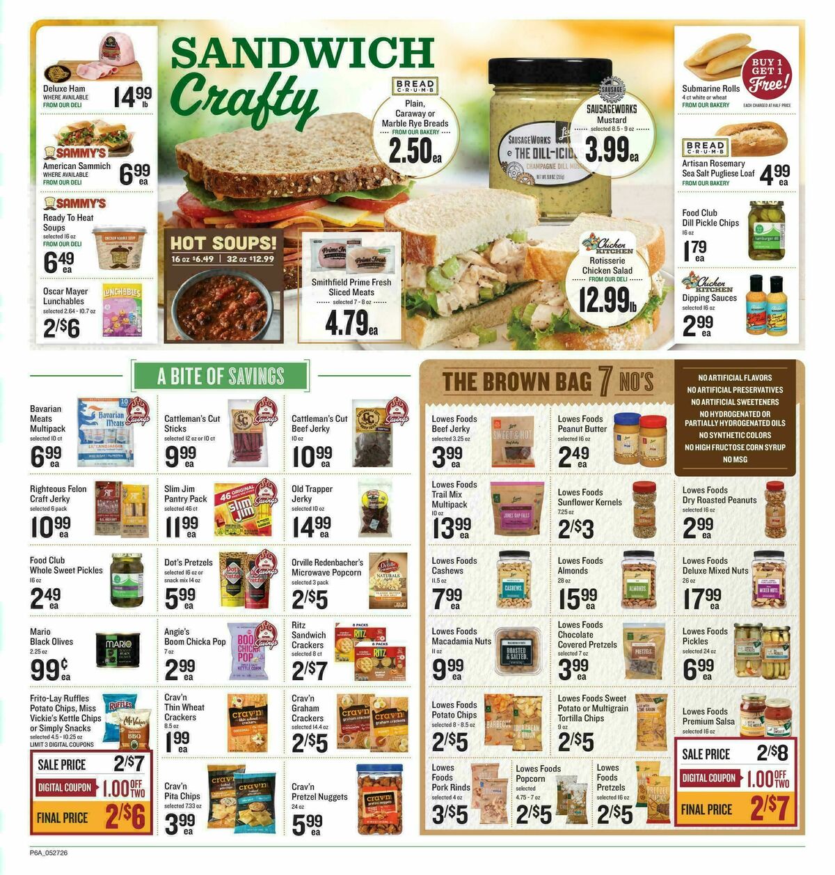 Lowes Foods Weekly Ad from May 27