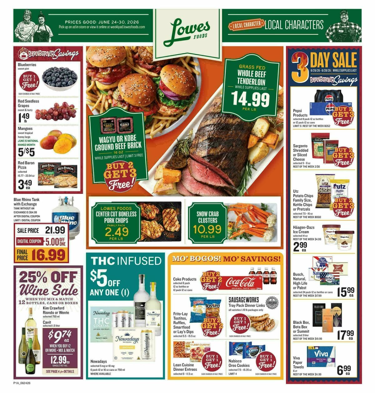 Lowes Foods Weekly Ad from June 24