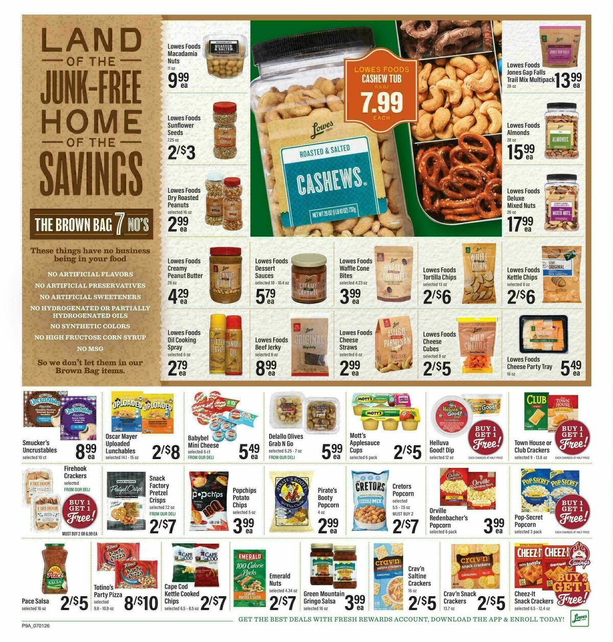 Lowes Foods Weekly Ad from July 1