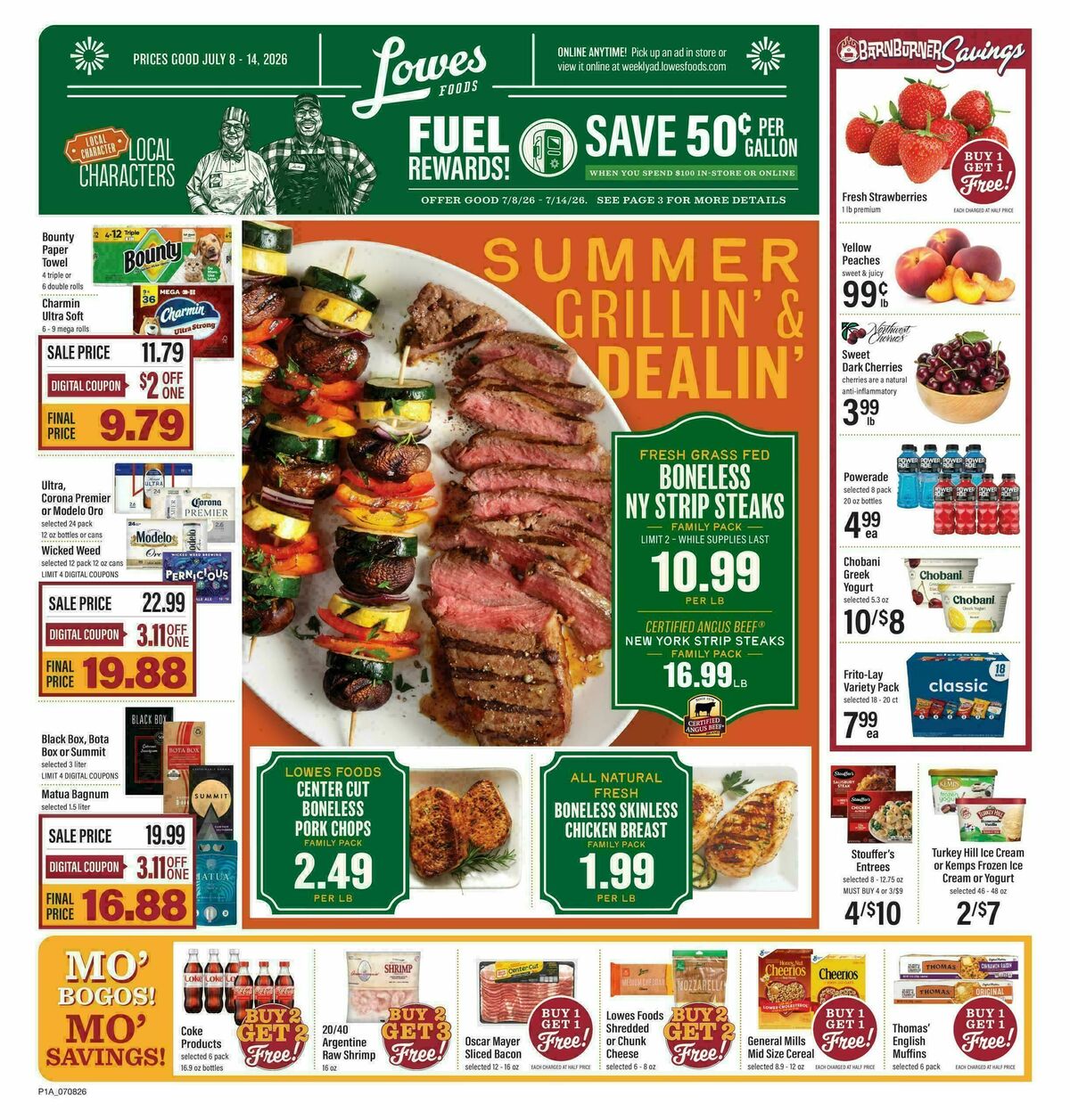 Lowes Foods Weekly Ad from July 8
