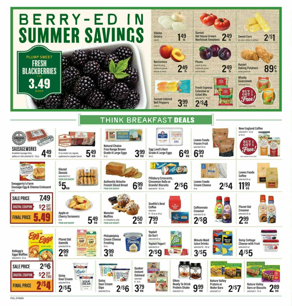 Lowes Foods Weekly Ad from July 8