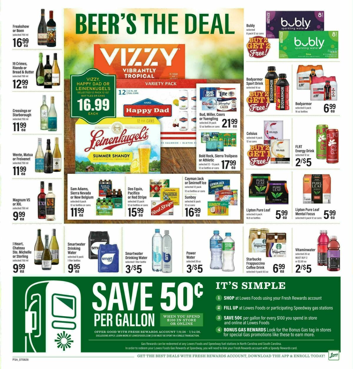 Lowes Foods Weekly Ad from July 8