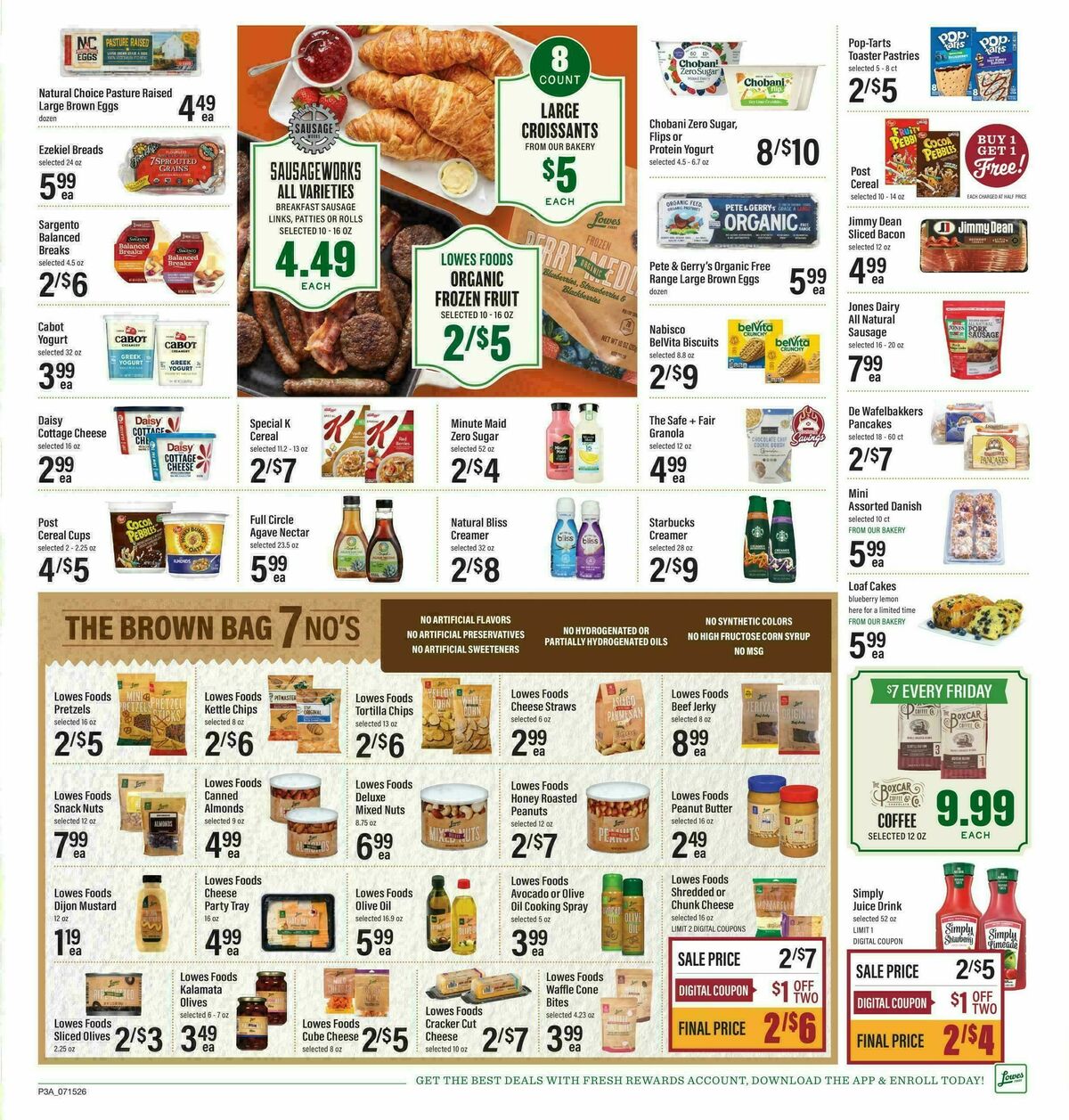 Lowes Foods Weekly Ad from July 15
