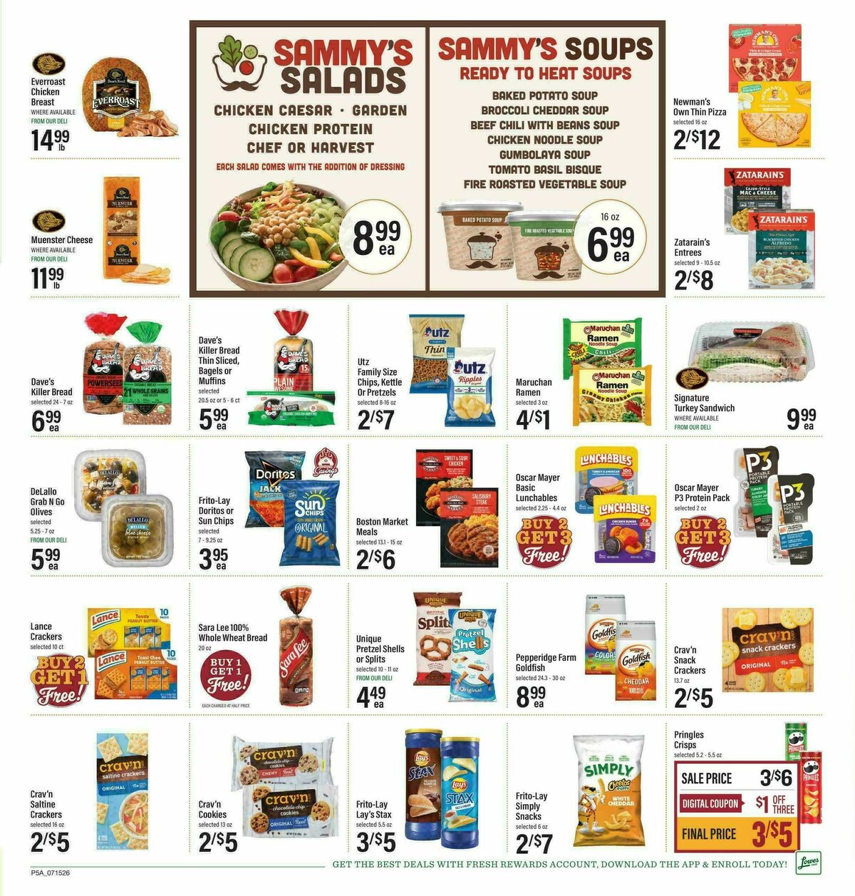 Lowes Foods Weekly Ad from July 15