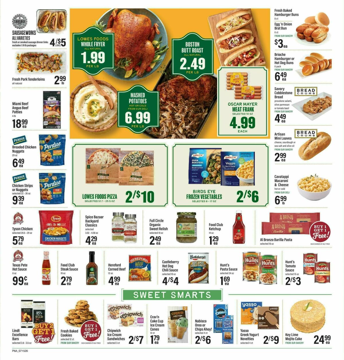 Lowes Foods Weekly Ad from July 15