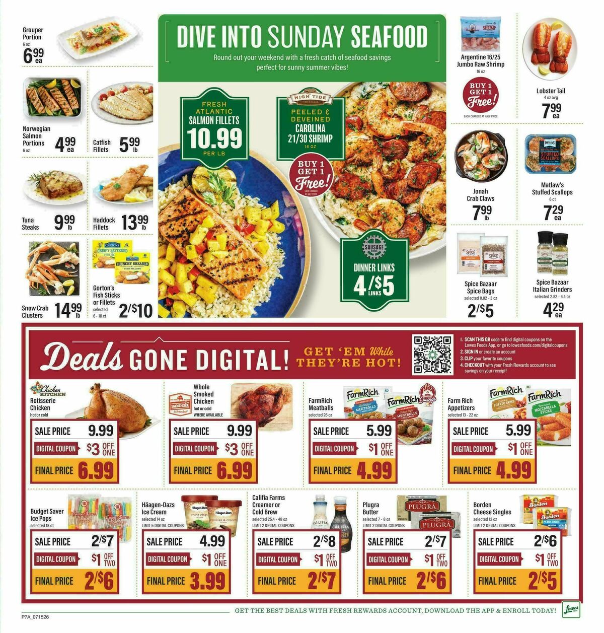 Lowes Foods Weekly Ad from July 15