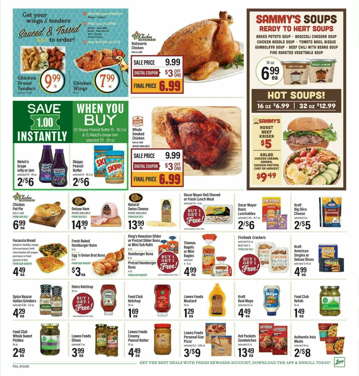 Lowes Foods Weekly Ad from July 22