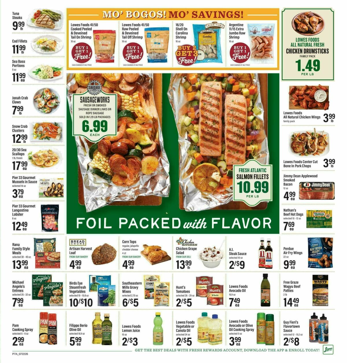Lowes Foods Weekly Ad from July 22