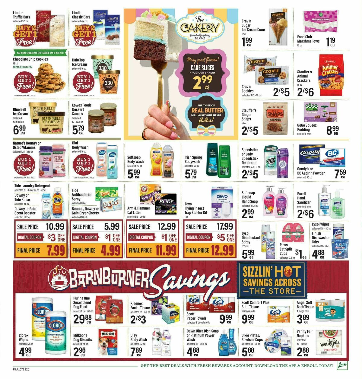 Lowes Foods Weekly Ad from July 29