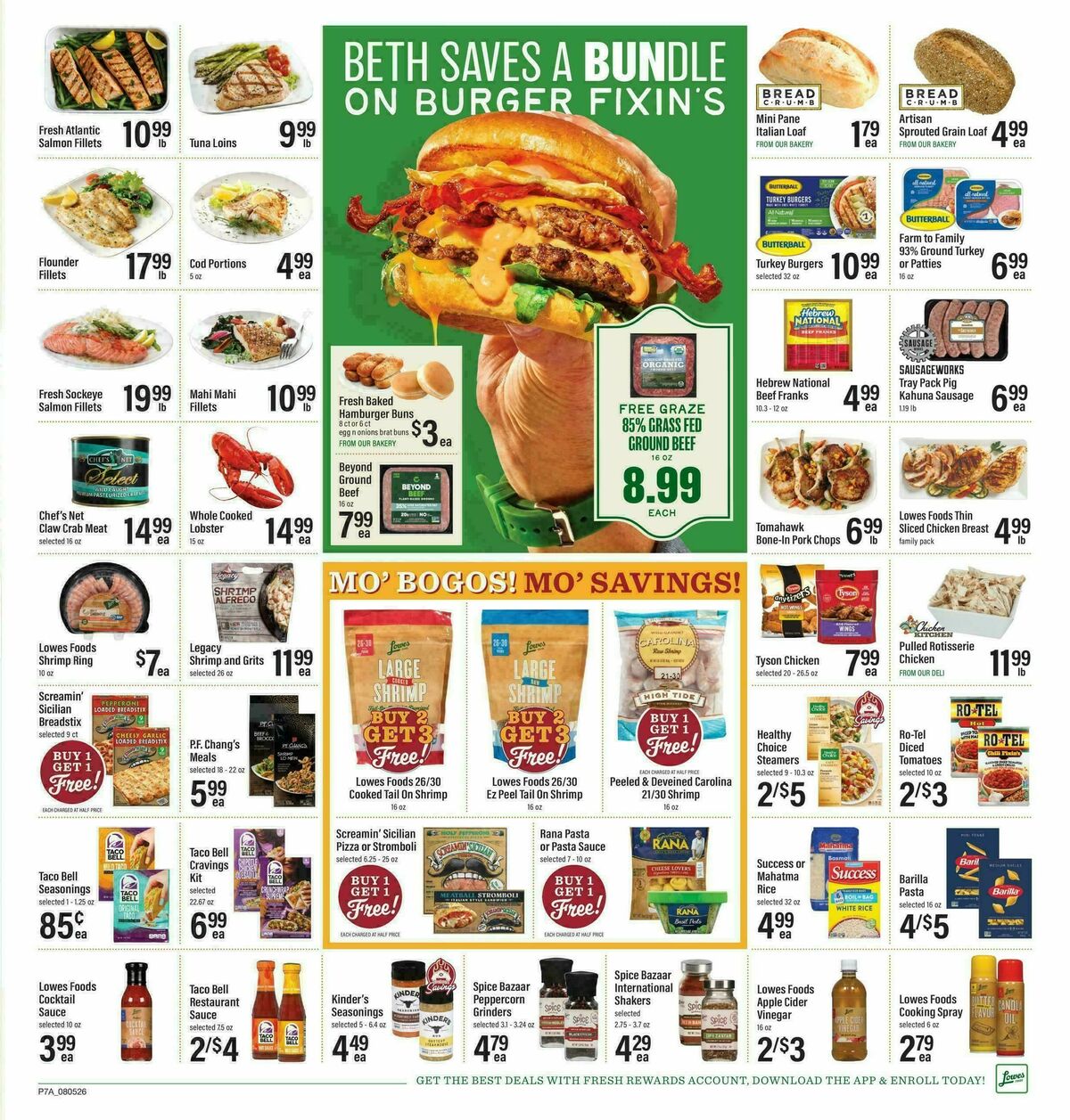 Lowes Foods Weekly Ad from August 5