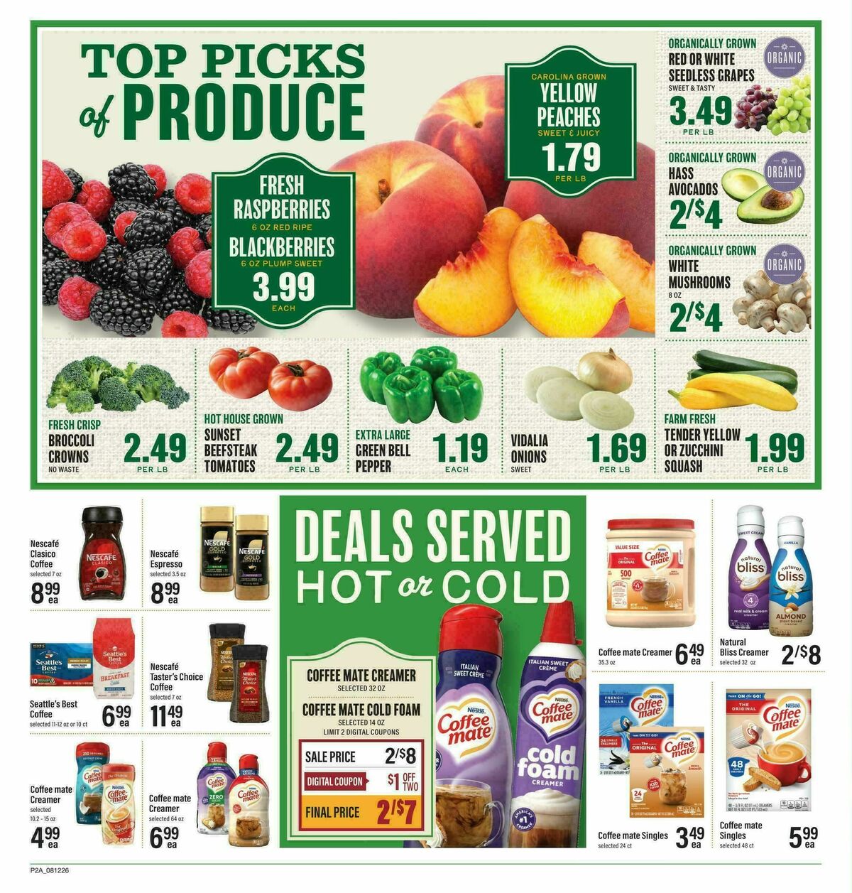 Lowes Foods Weekly Ad from August 12