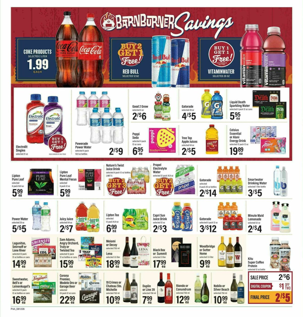 Lowes Foods Weekly Ad from August 12