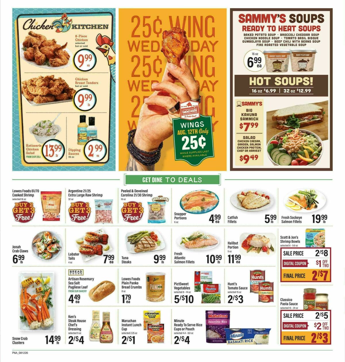 Lowes Foods Weekly Ad from August 12
