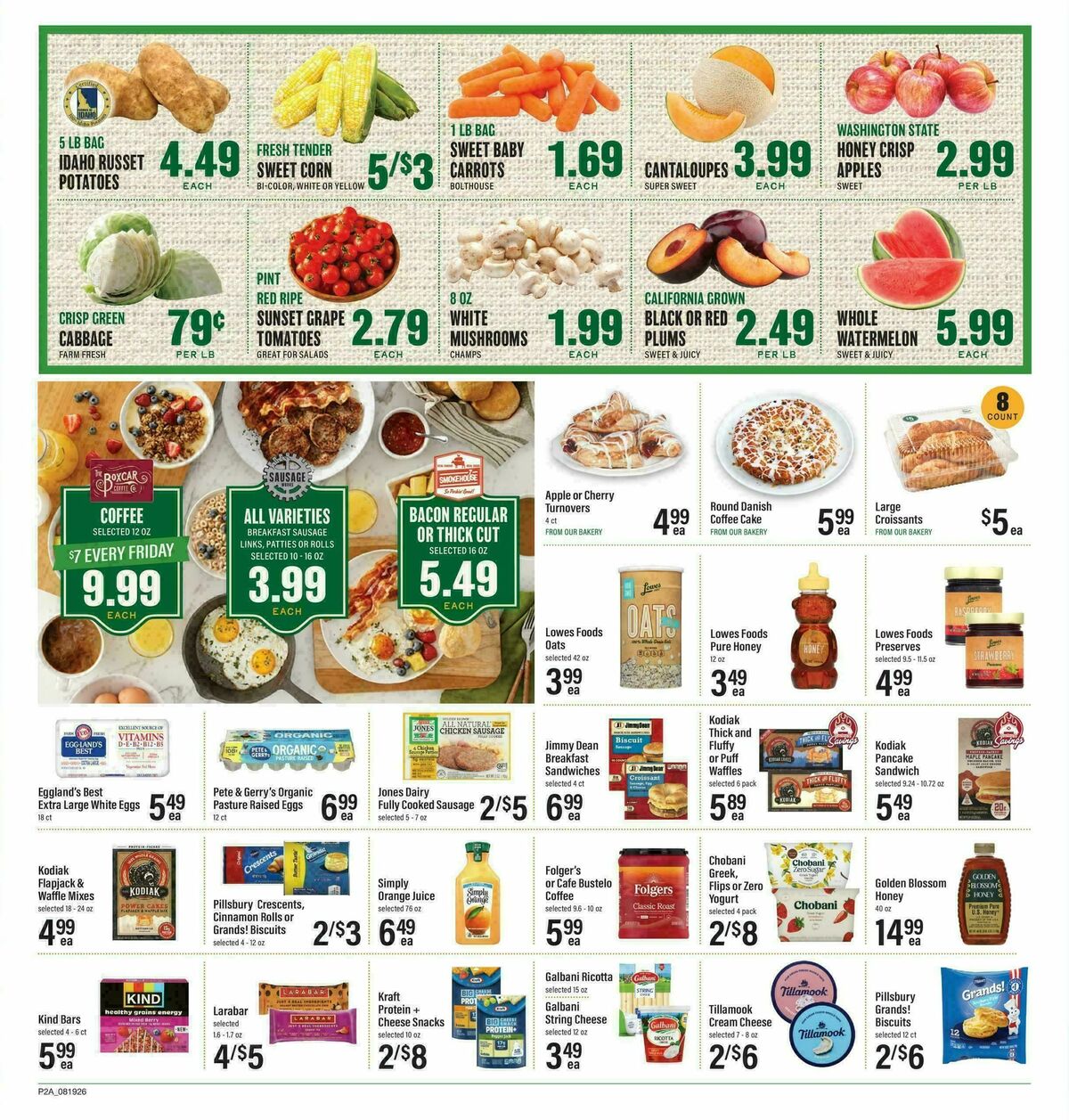 Lowes Foods Weekly Ad from August 19