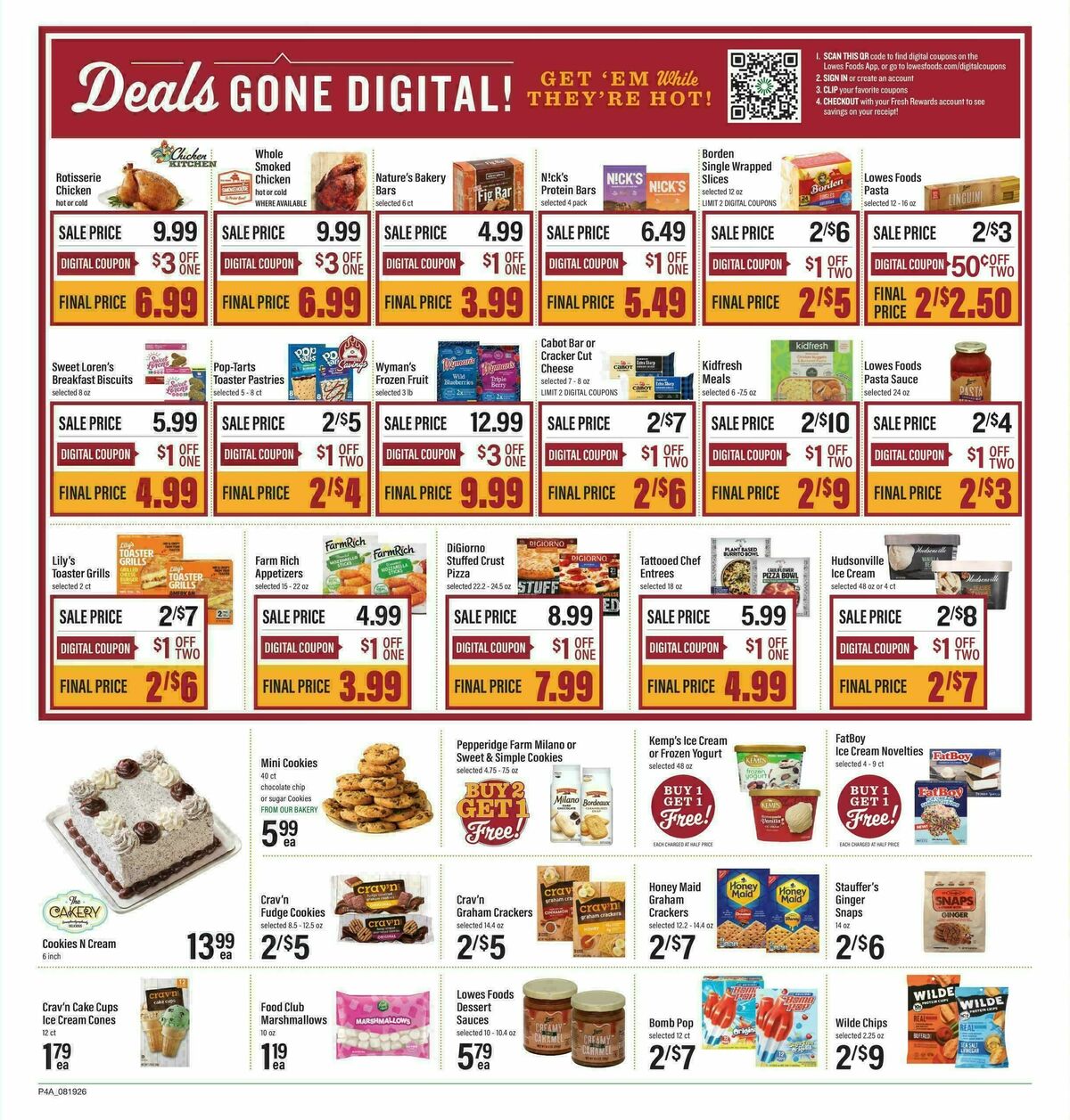 Lowes Foods Weekly Ad from August 19