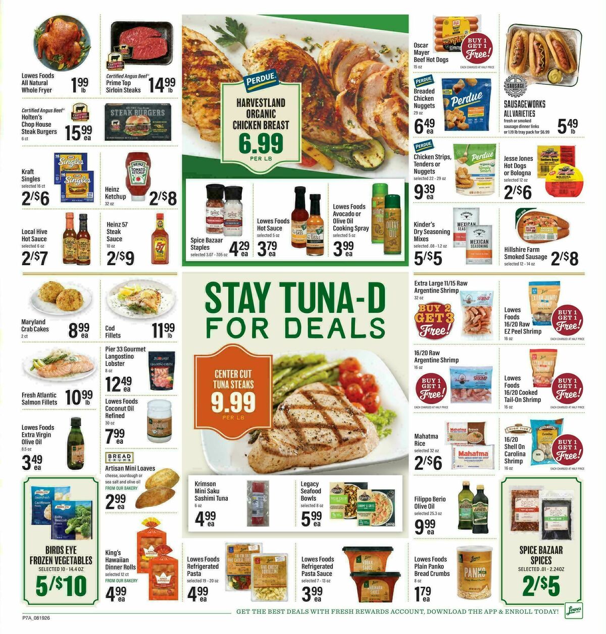 Lowes Foods Weekly Ad from August 19