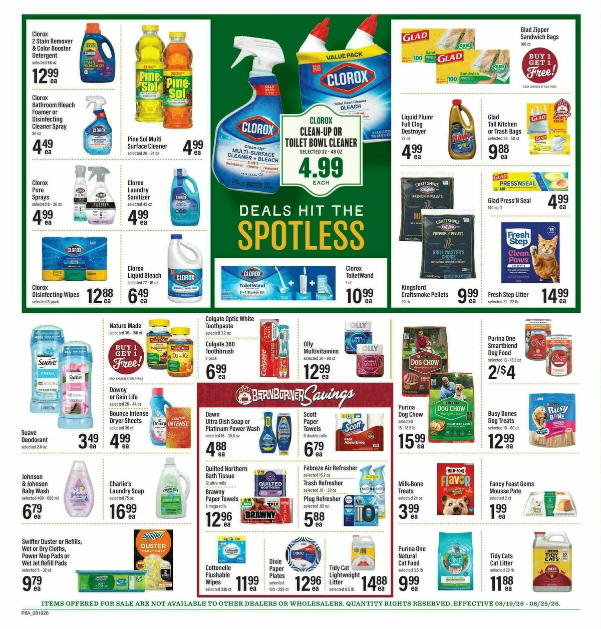 Lowes Foods Weekly Ad from August 19