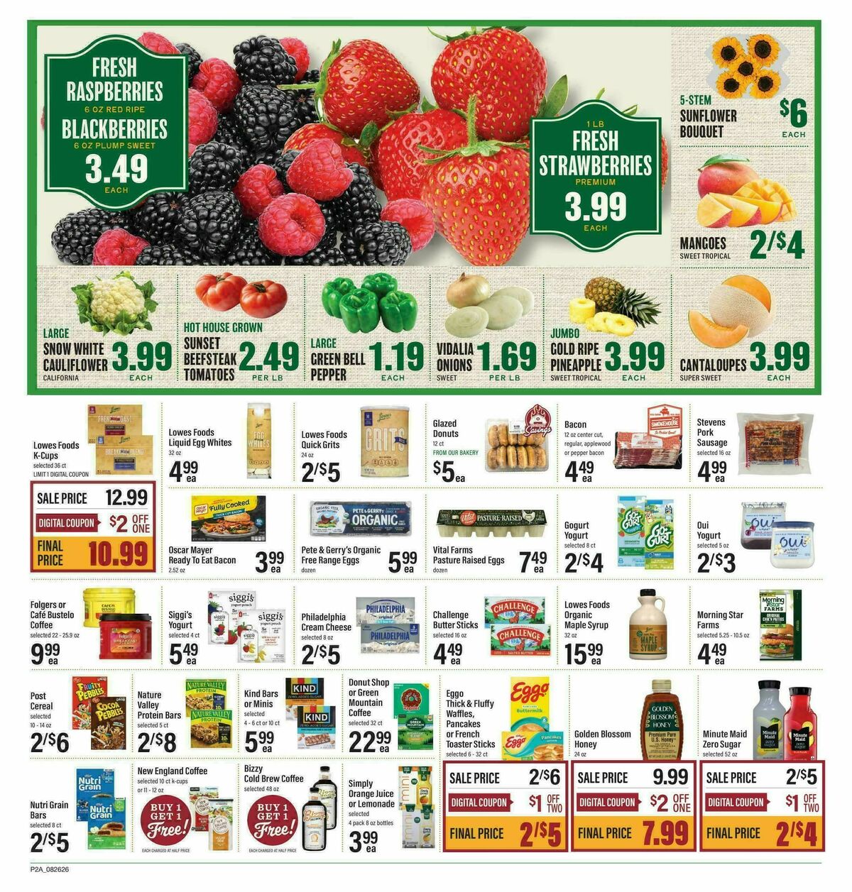 Lowes Foods Weekly Ad from August 26