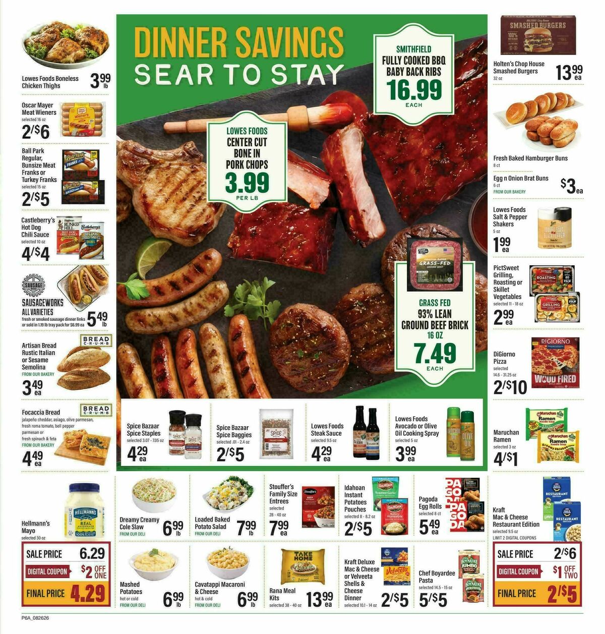 Lowes Foods Weekly Ad from August 26
