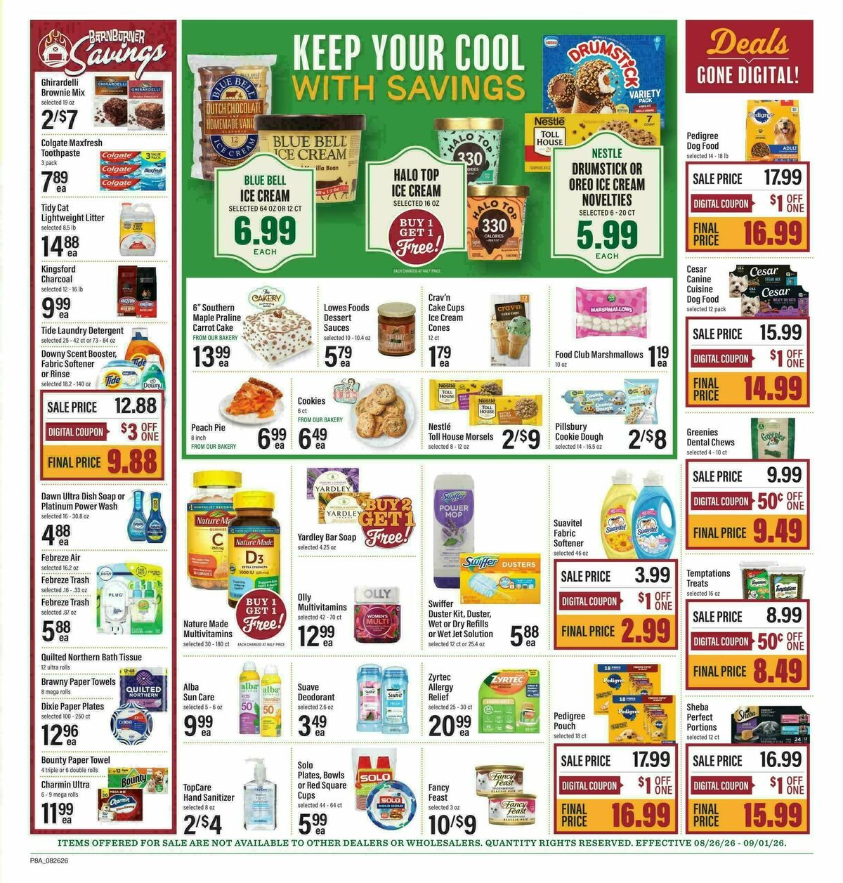 Lowes Foods Weekly Ad from August 26