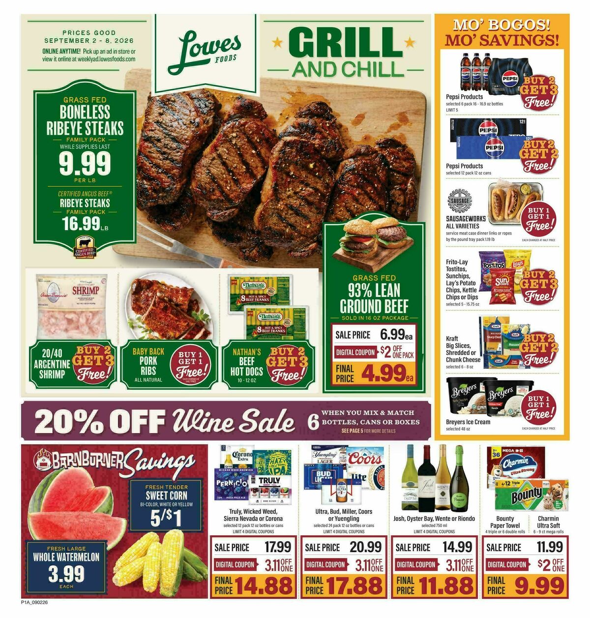 Lowes Foods Weekly Ad from September 2