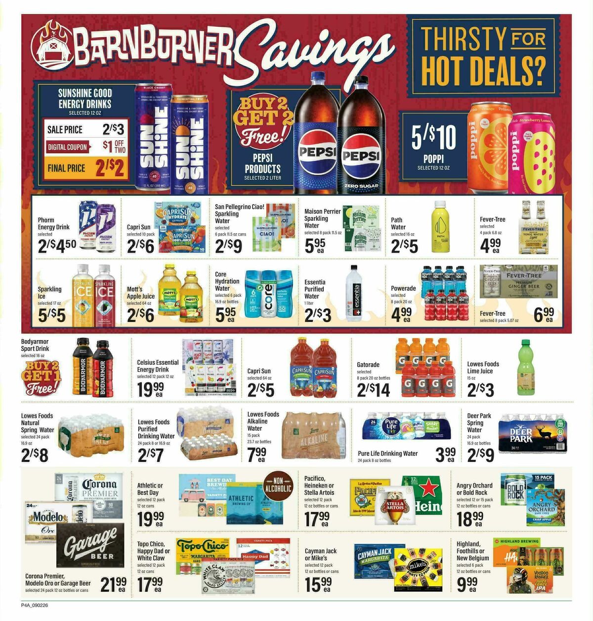 Lowes Foods Weekly Ad from September 2