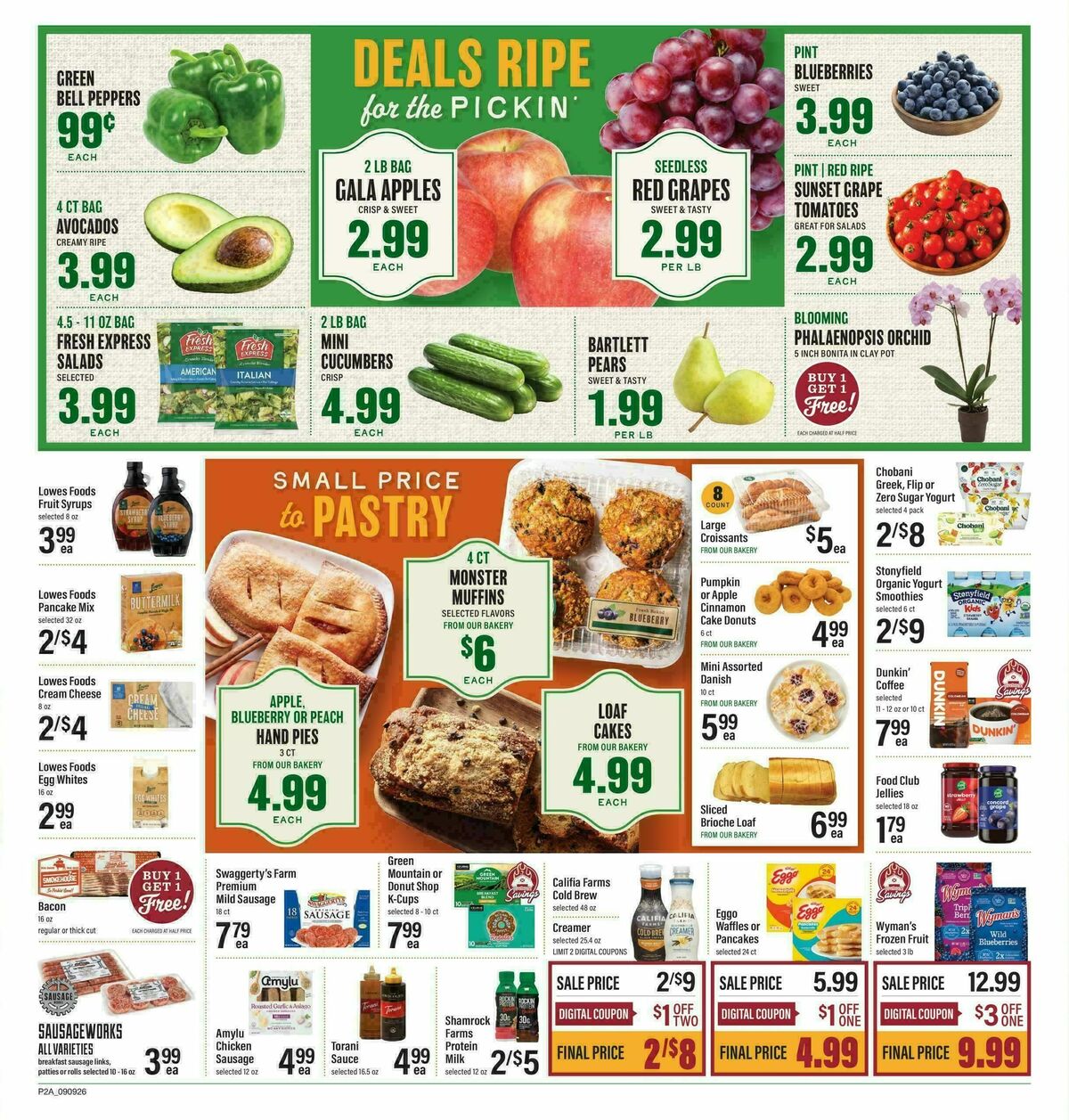 Lowes Foods Weekly Ad from September 9