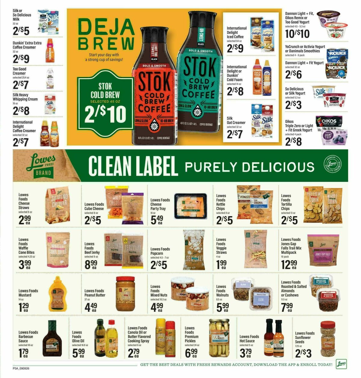Lowes Foods Weekly Ad from September 9