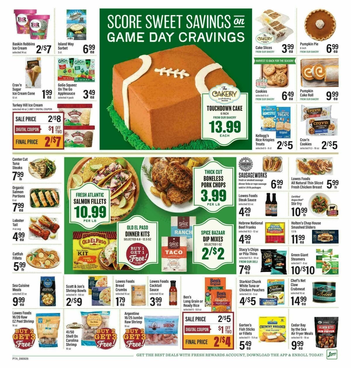 Lowes Foods Weekly Ad from September 9