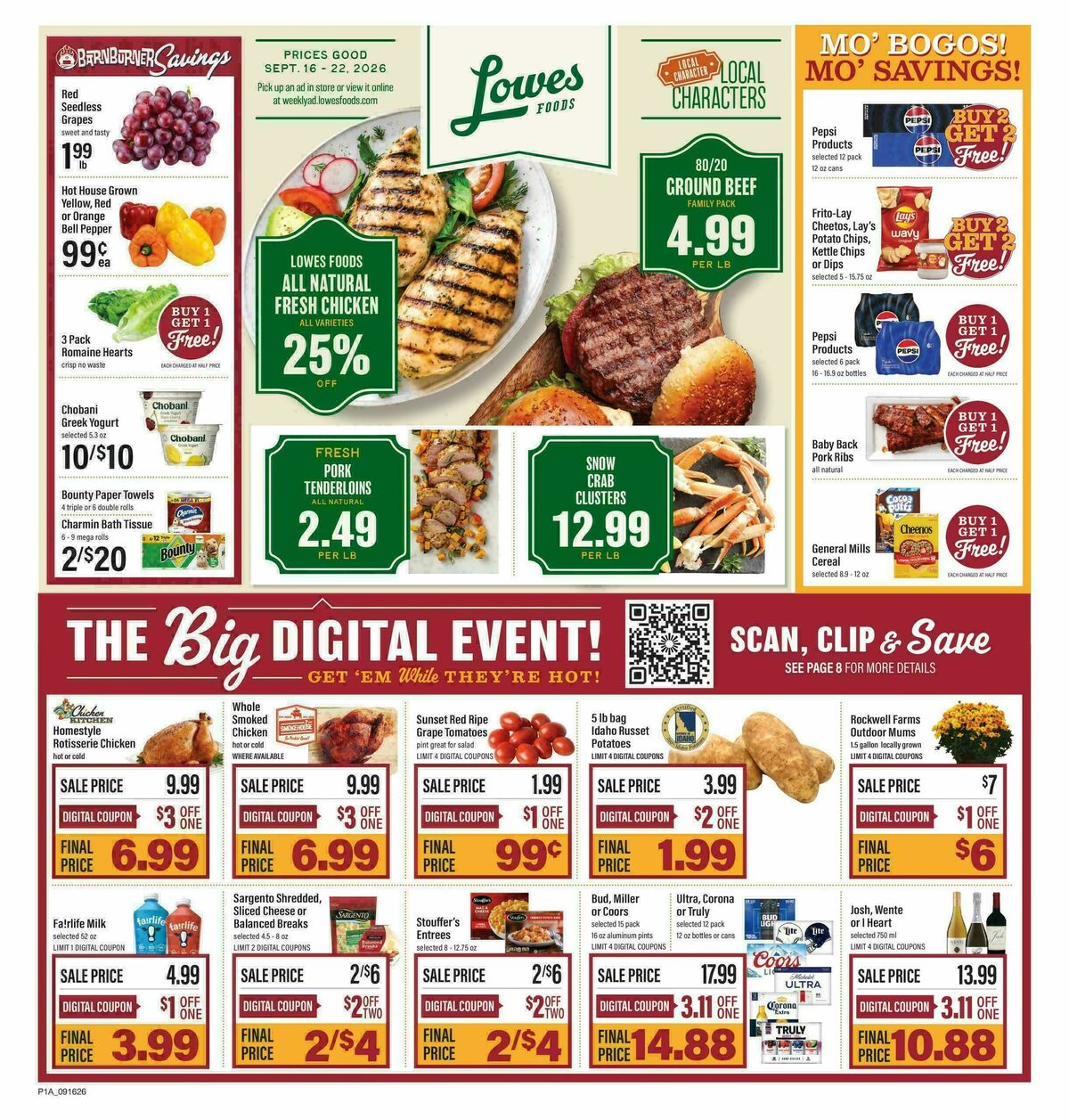 Lowes Foods Weekly Ad from September 16