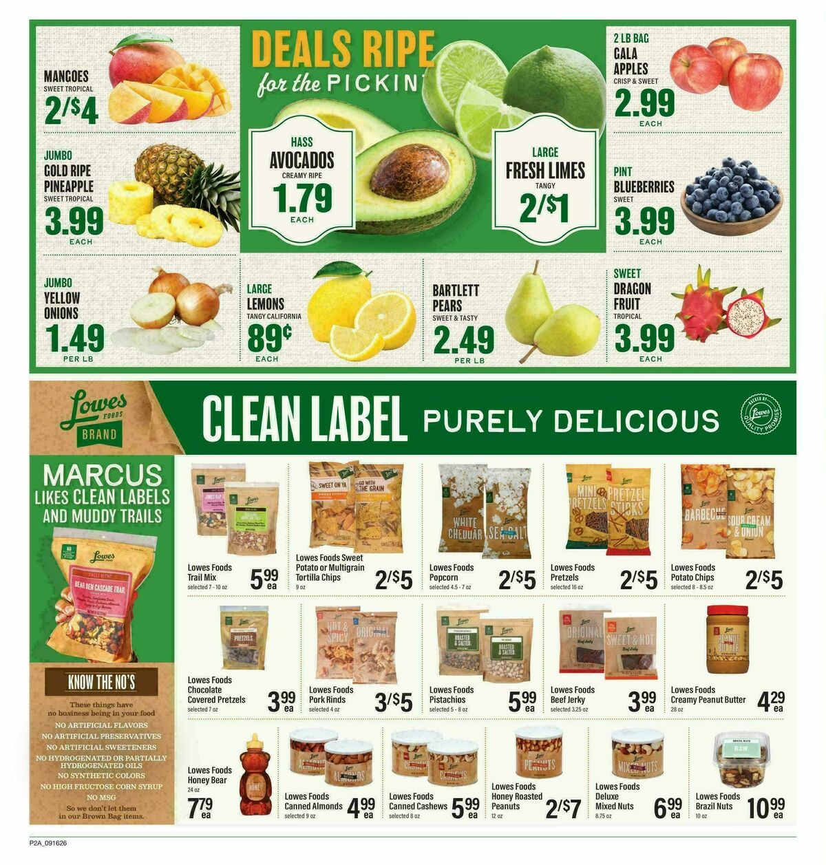 Lowes Foods Weekly Ad from September 16
