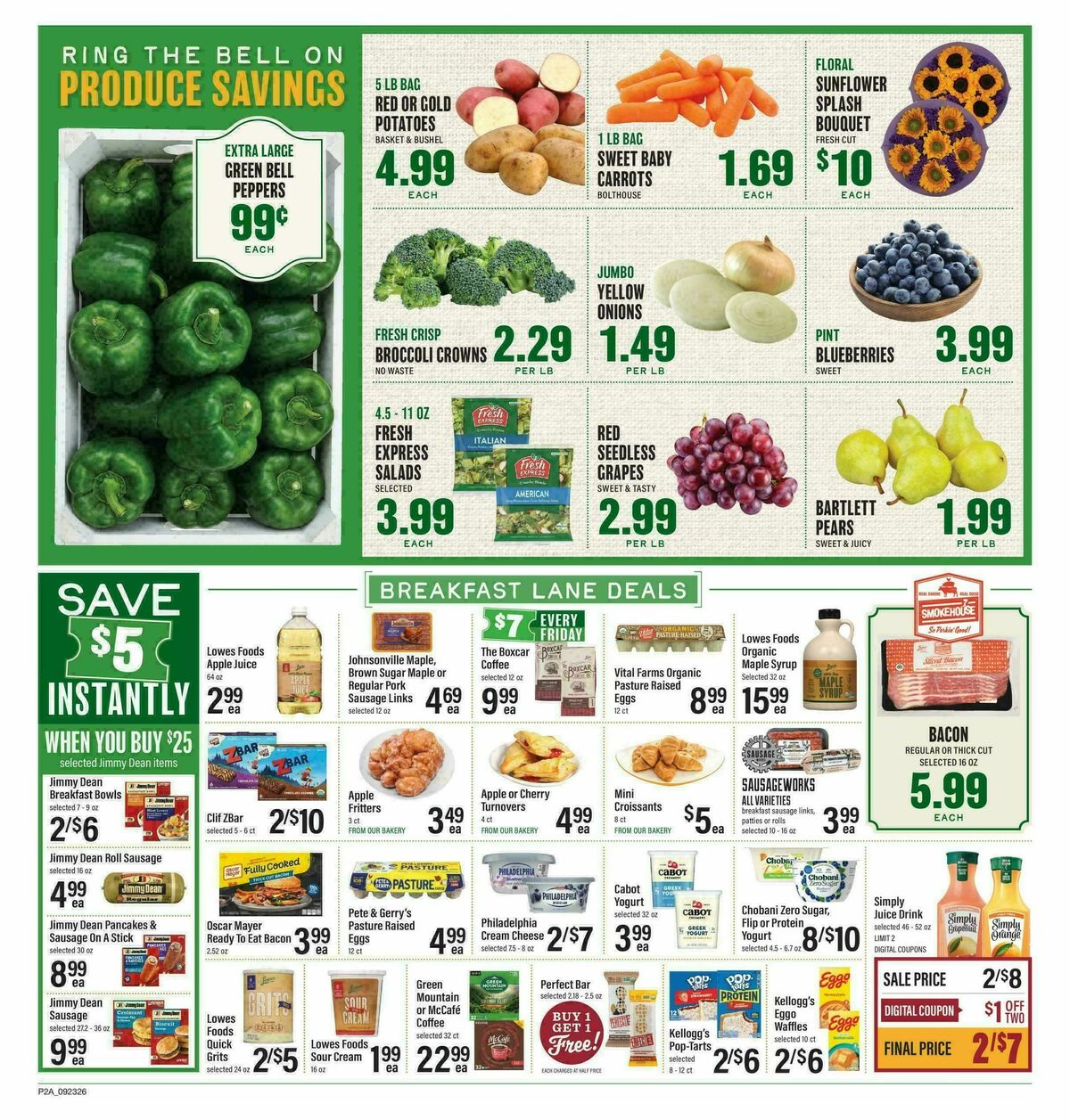 Lowes Foods Weekly Ad from September 23