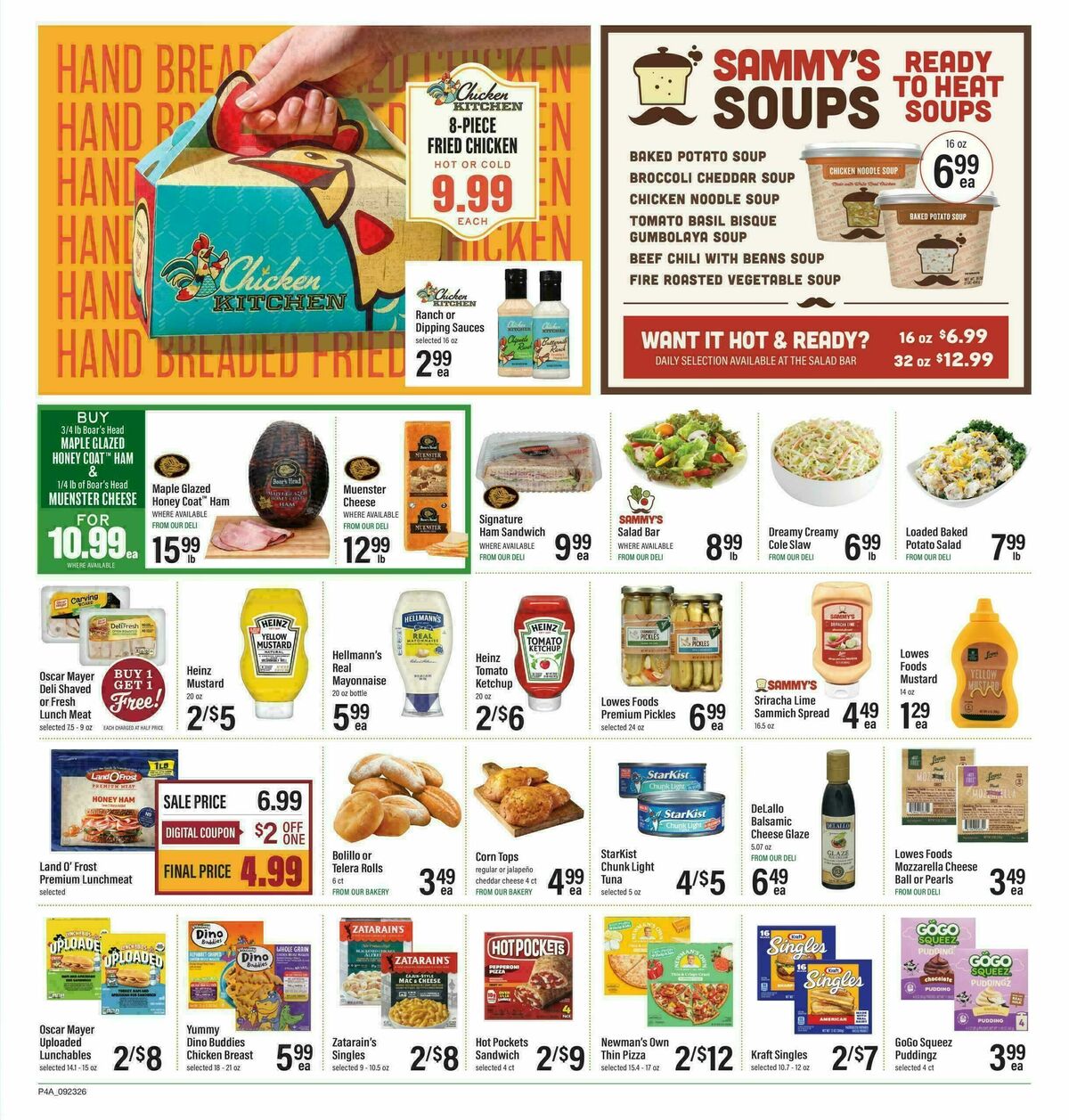 Lowes Foods Weekly Ad from September 23