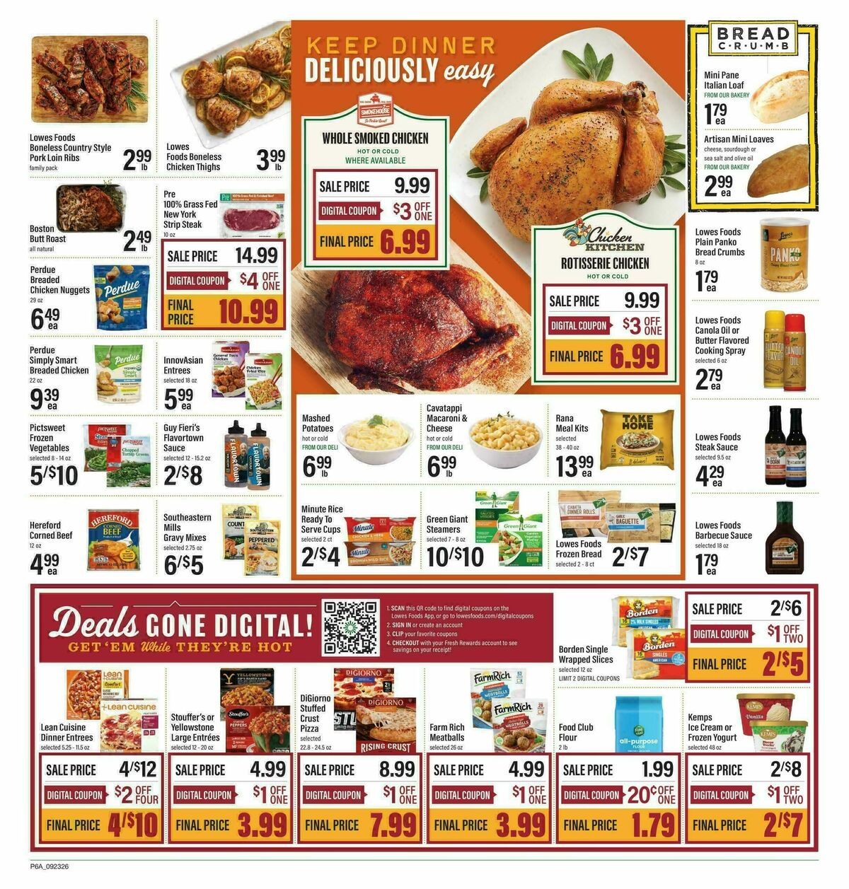 Lowes Foods Weekly Ad from September 23
