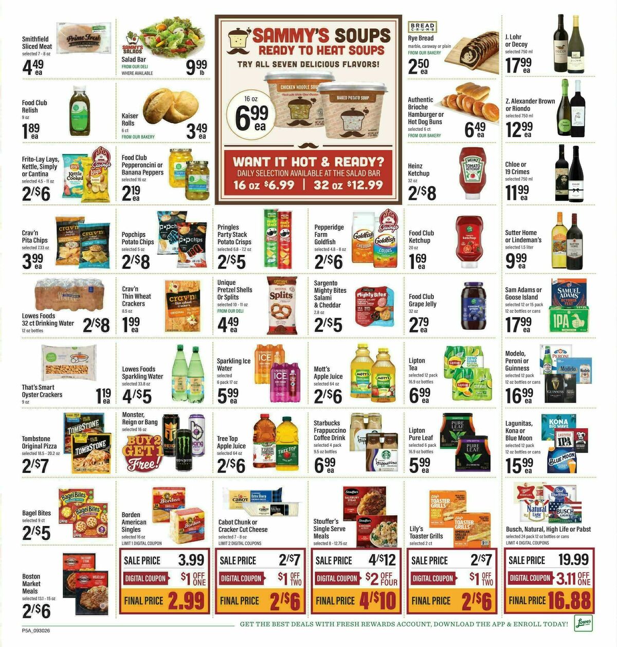 Lowes Foods Weekly Ad from September 30
