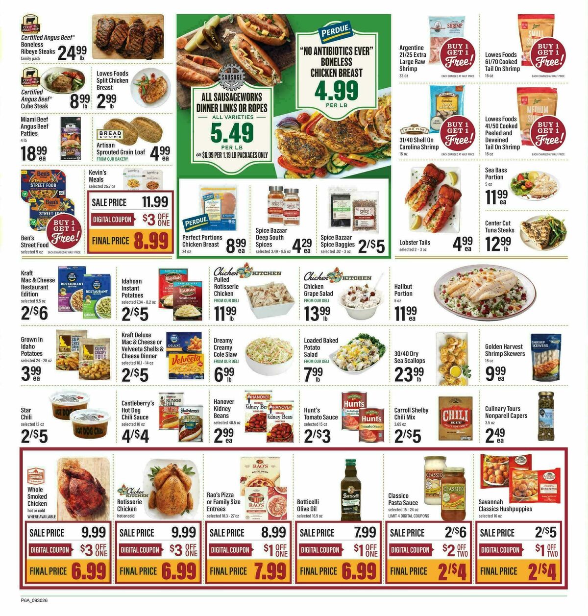 Lowes Foods Weekly Ad from September 30