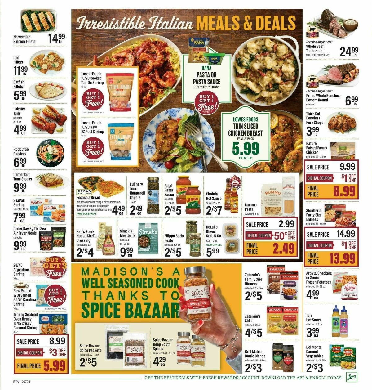 Lowes Foods Weekly Ad from October 7