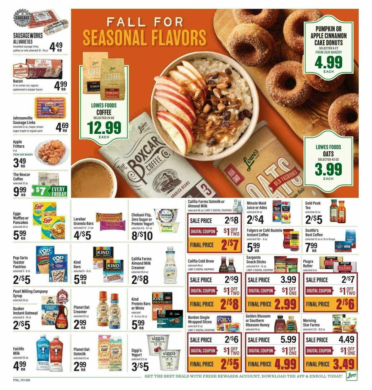 Lowes Foods Weekly Ad from October 14