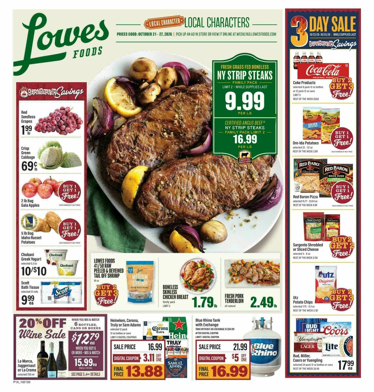 Lowes Foods Weekly Ad from October 21