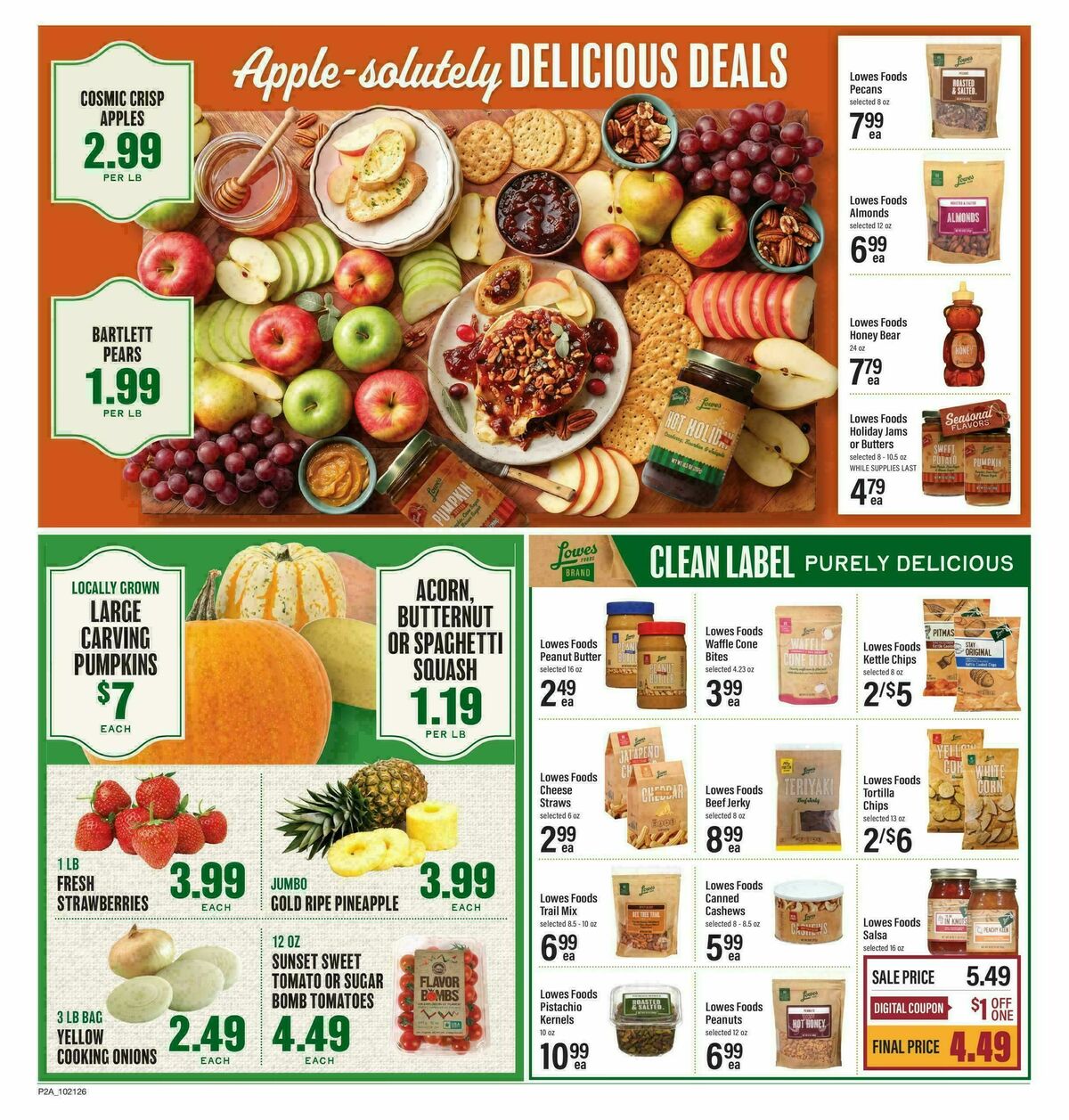 Lowes Foods Weekly Ad from October 21