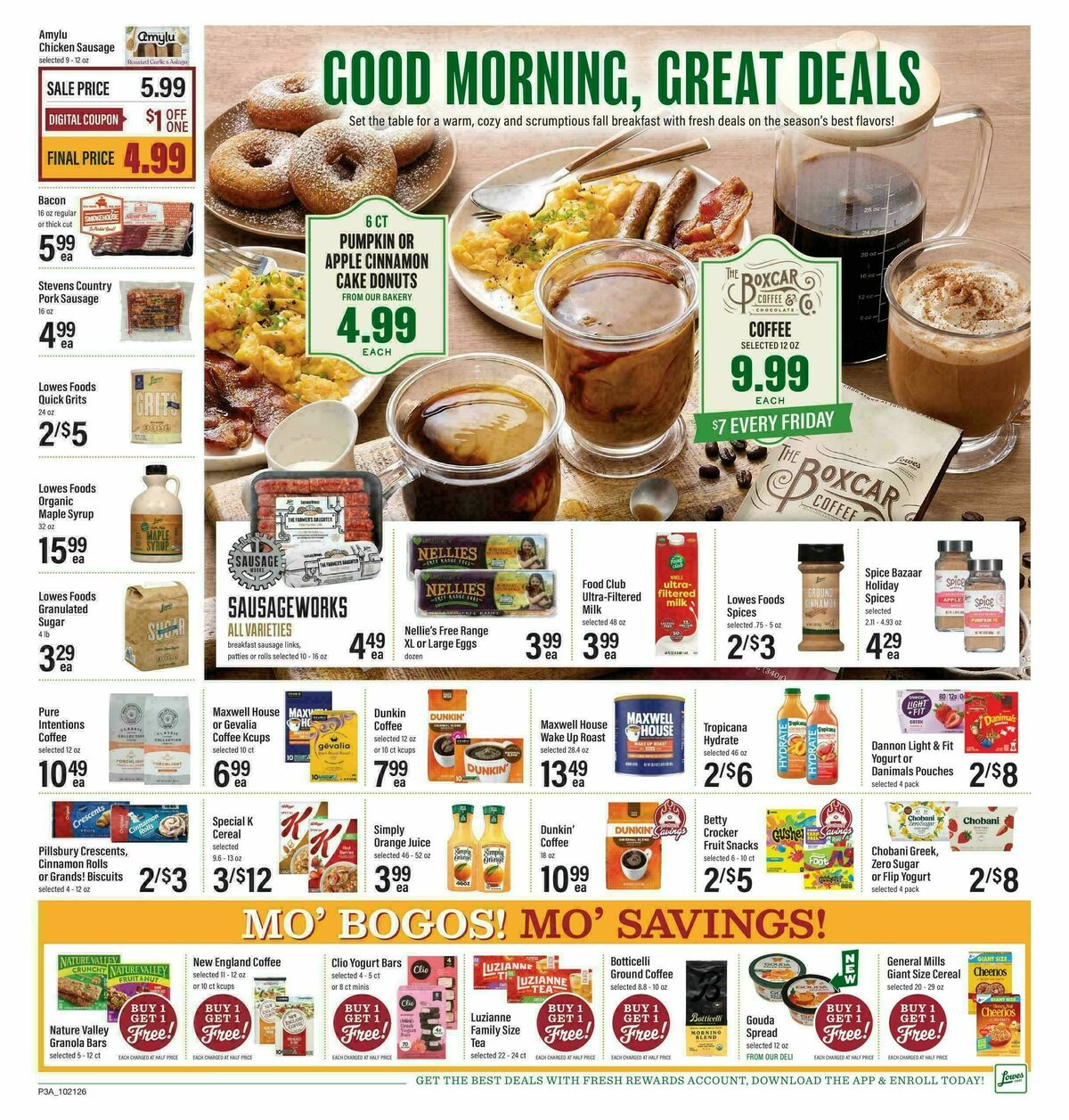 Lowes Foods Weekly Ad from October 21